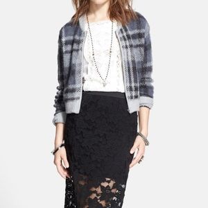 Free People Oh My Plaid Cardigan